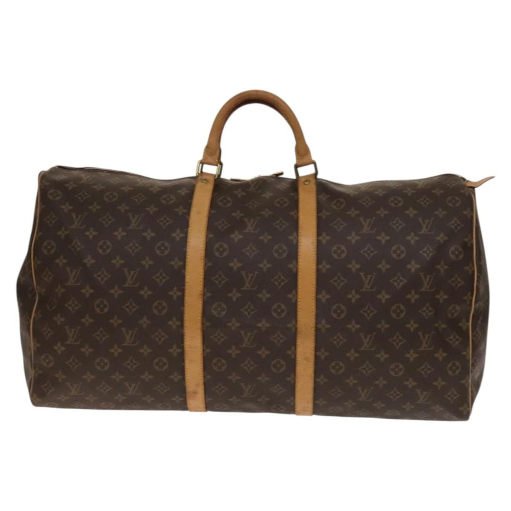 Louis Vuitton Keepall Bag Monogram Canvas Brown Canvas Bag