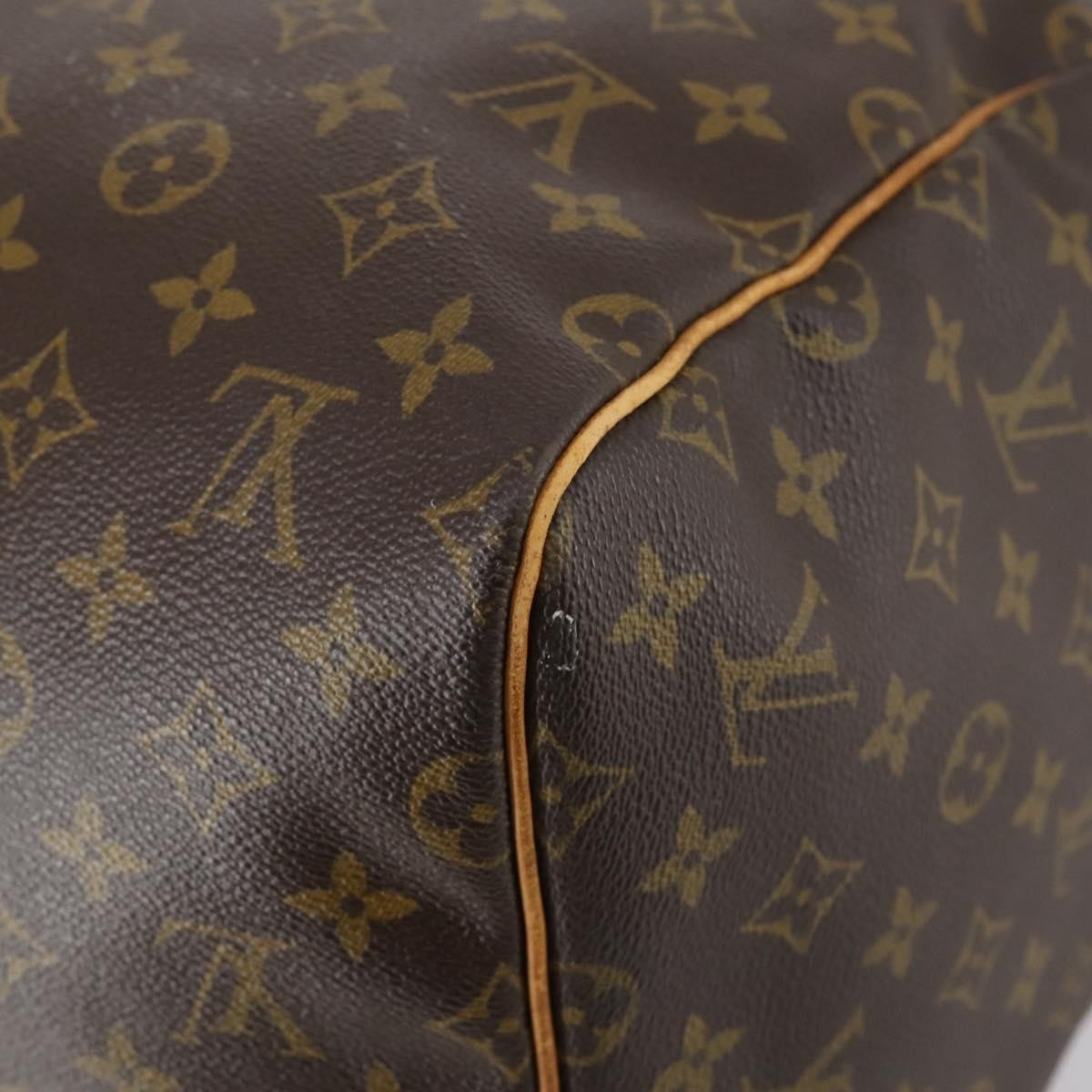 Louis Vuitton Keepall Bag Monogram Canvas Brown Canvas Travel Bag