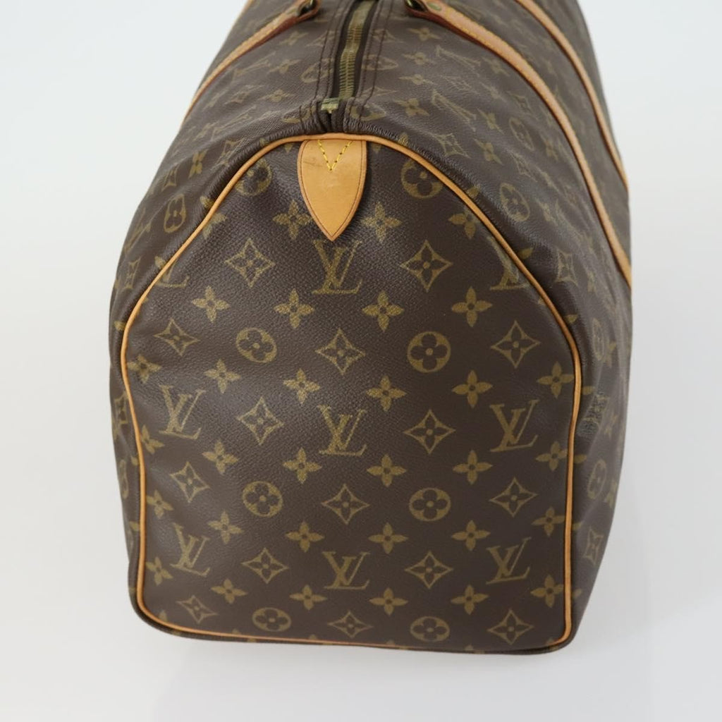 Louis Vuitton Keepall Bag Monogram Canvas Brown Canvas Travel Bag