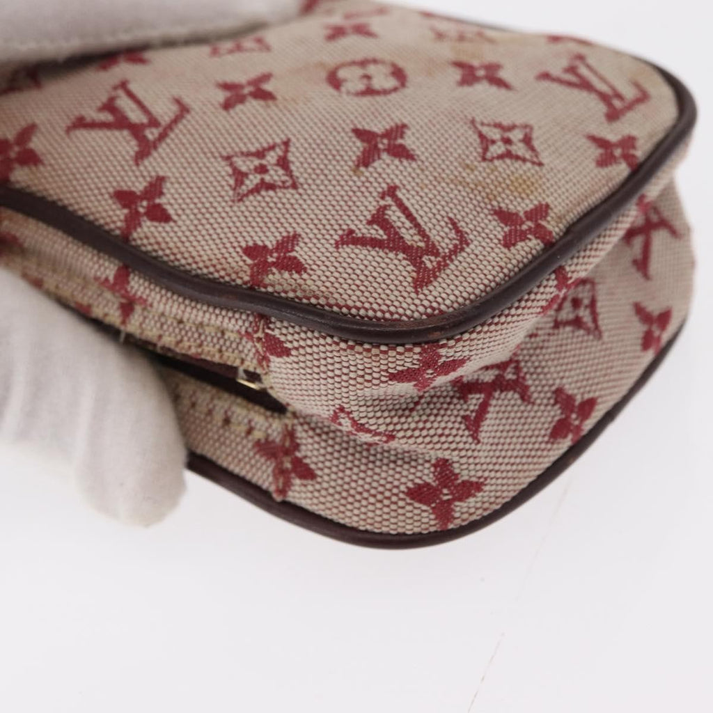 Louis Vuitton Camera Bag Mini Lin Red Canvas Clutche & Pouche Bag