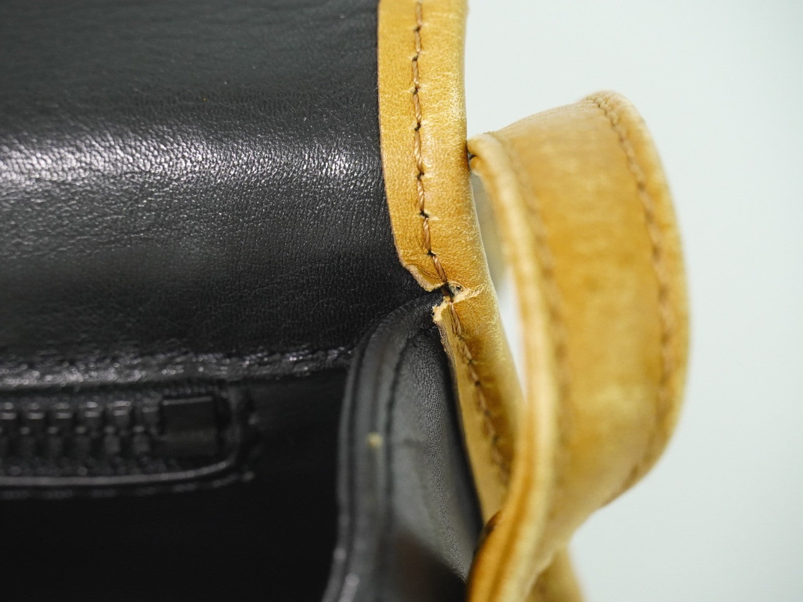 Celine Vintage Shoulder Bag Leather Black Leather Shoulder Bag Bag