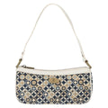 Celine Vintage Pochette Shoulder Bag Canvas Navy Canvas Clutche & Pouche Bag
