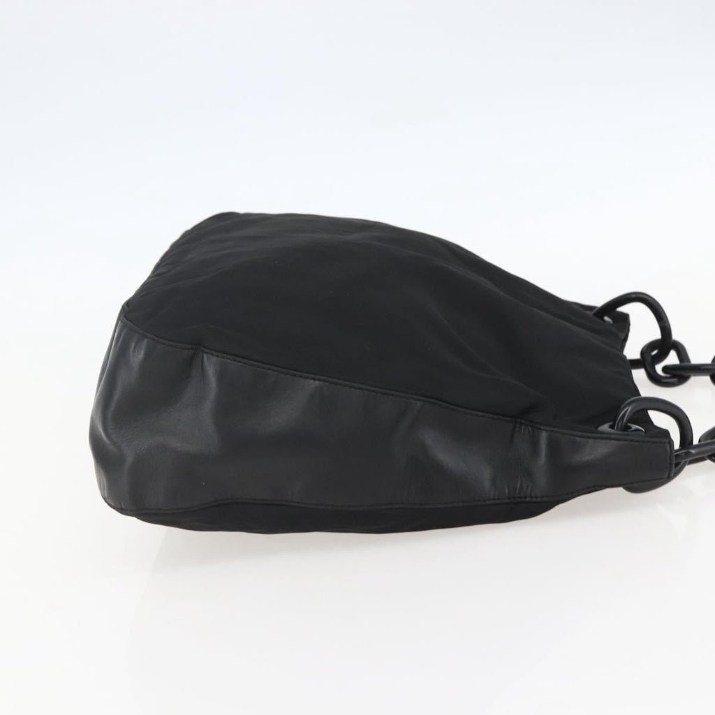 Prada Chain Shoulder Bag Tessuto Black Nylon Shoulder Bag Bag