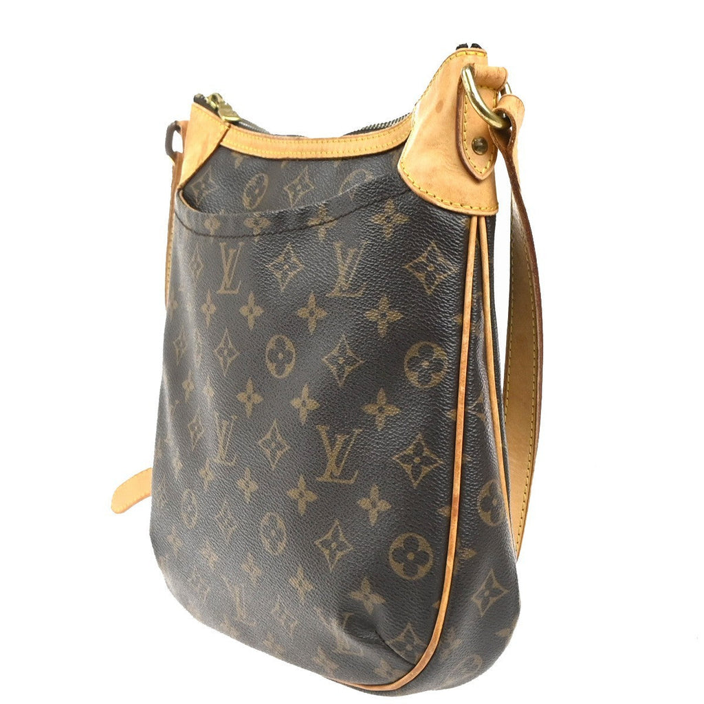 Louis Vuitton Odeon Handbag Monogram Canvas Brown Canvas Shoulder Bag