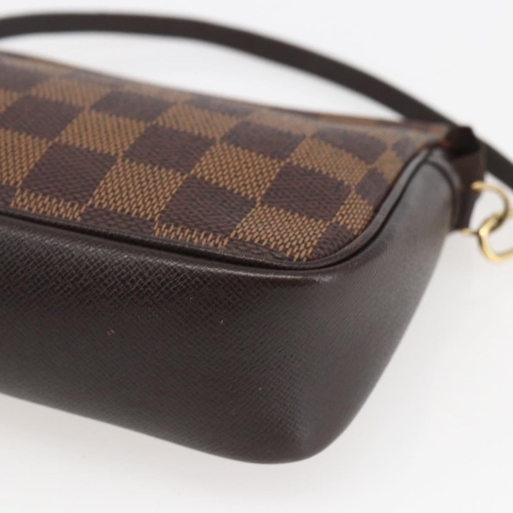 Louis Vuitton Trousse Make Up Bag Damier Brown Canvas Clutche & Pouche Bag