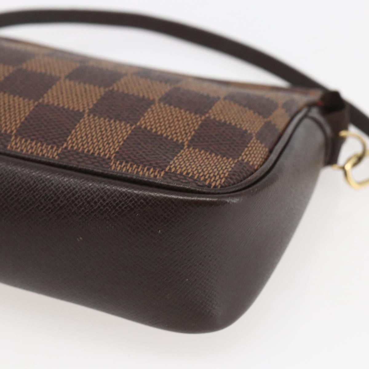 Louis Vuitton Trousse Make Up Bag Damier Brown Canvas Clutche & Pouche Bag