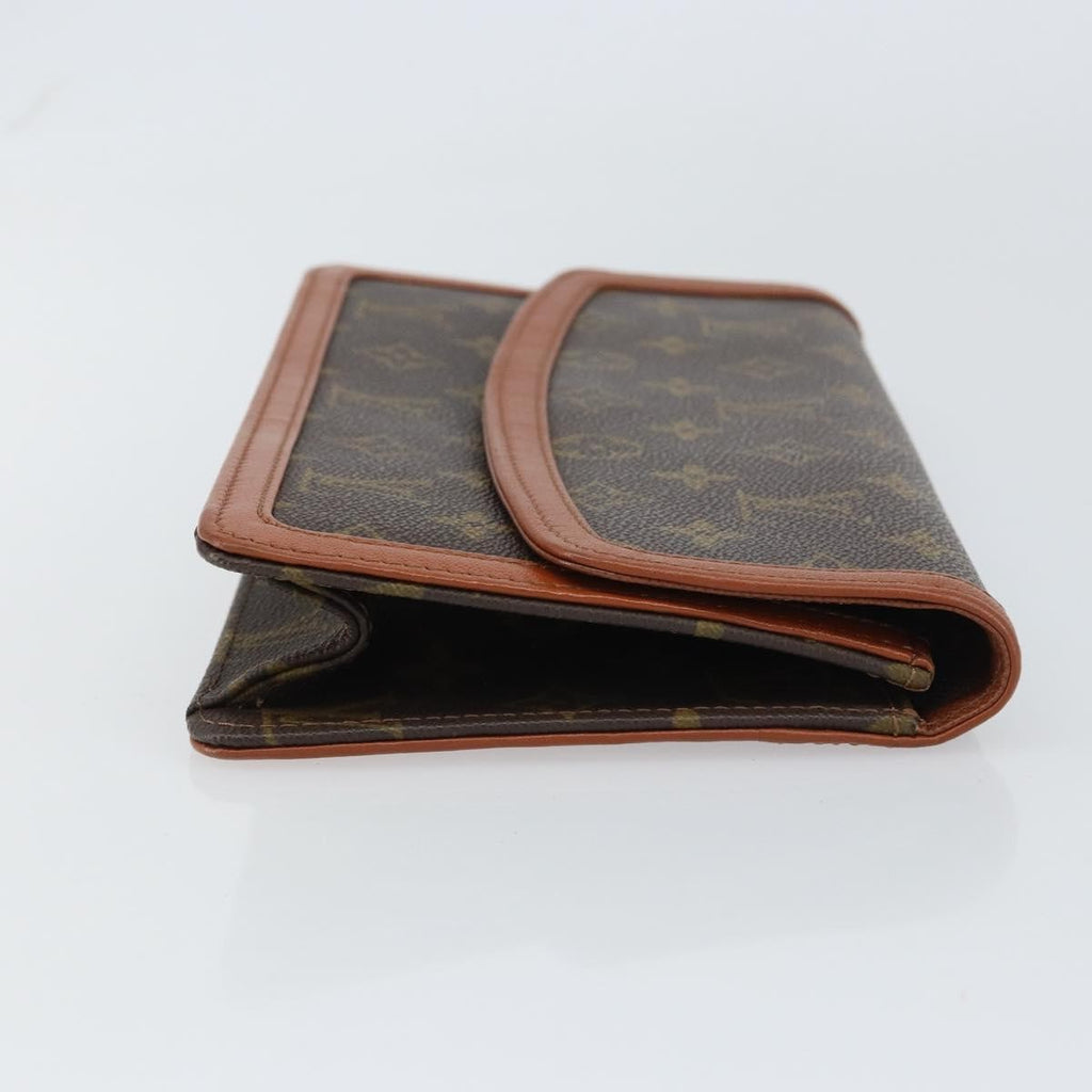 Louis Vuitton Dame Pochette Monogram Canvas Brown Canvas Clutche & Pouche Bag
