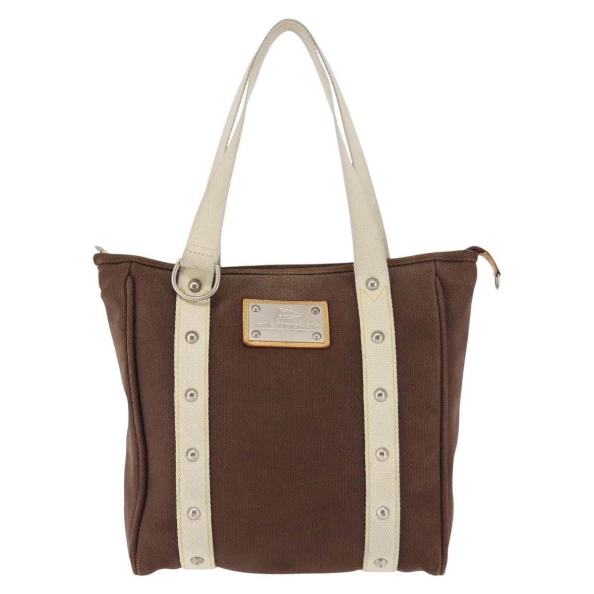 Louis Vuitton Antigua Tote Canvas Brown Canvas Tote Bag