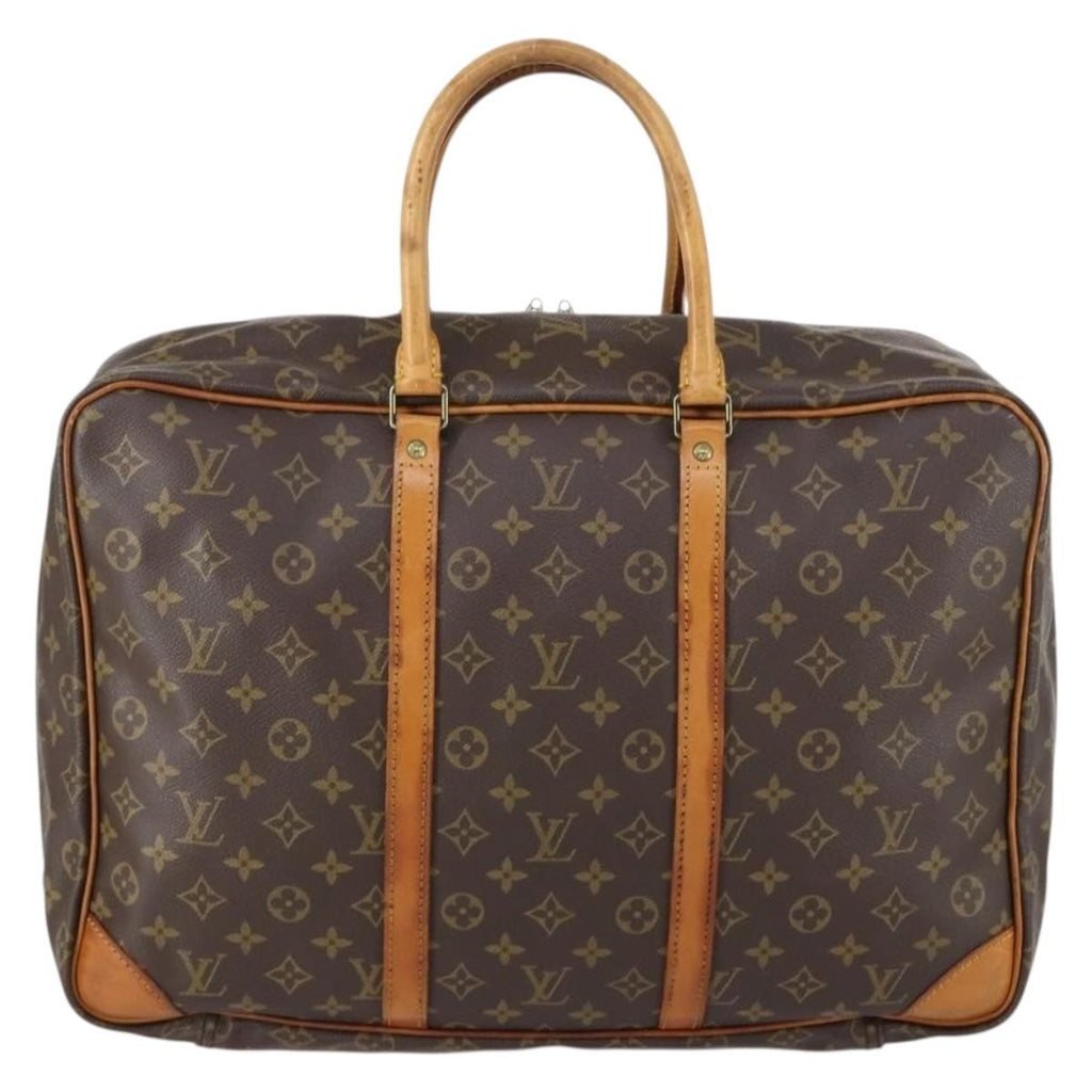 Louis Vuitton Sirius Handbag Monogram Canvas Brown Canvas Travel Bag