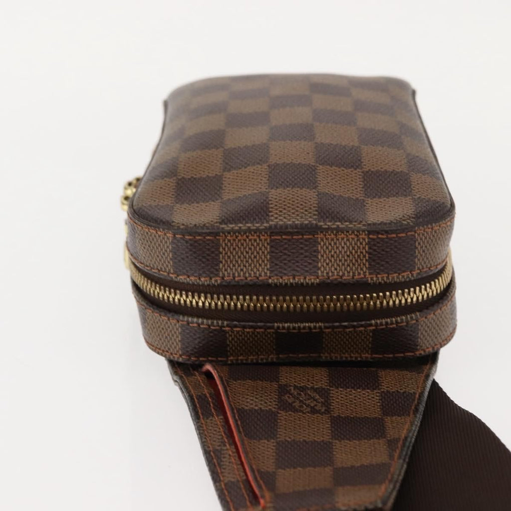 Louis Vuitton Geronimos Waist Bag Damier Brown Canvas Shoulder Bag