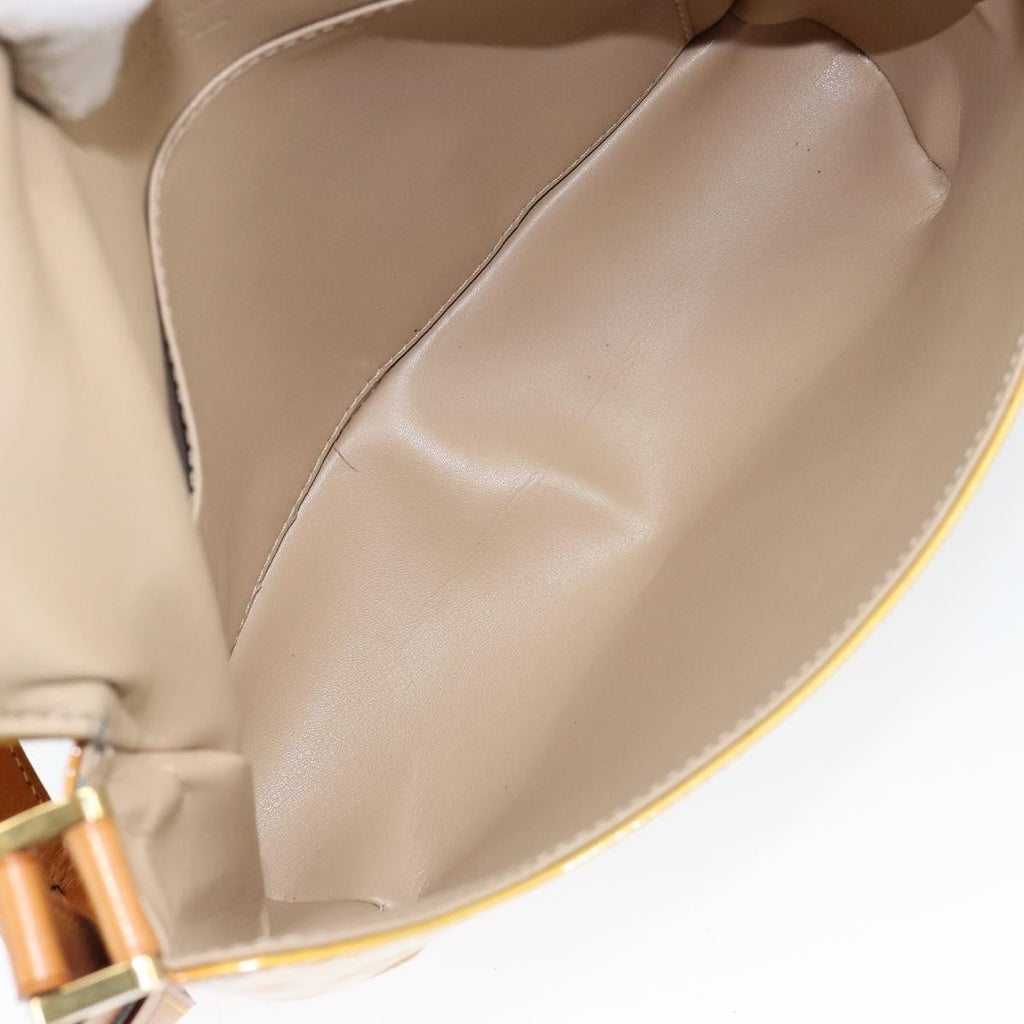 Louis Vuitton Thompson Street Handbag Monogram Vernis Beige Patent_Leather Shoulder Bag