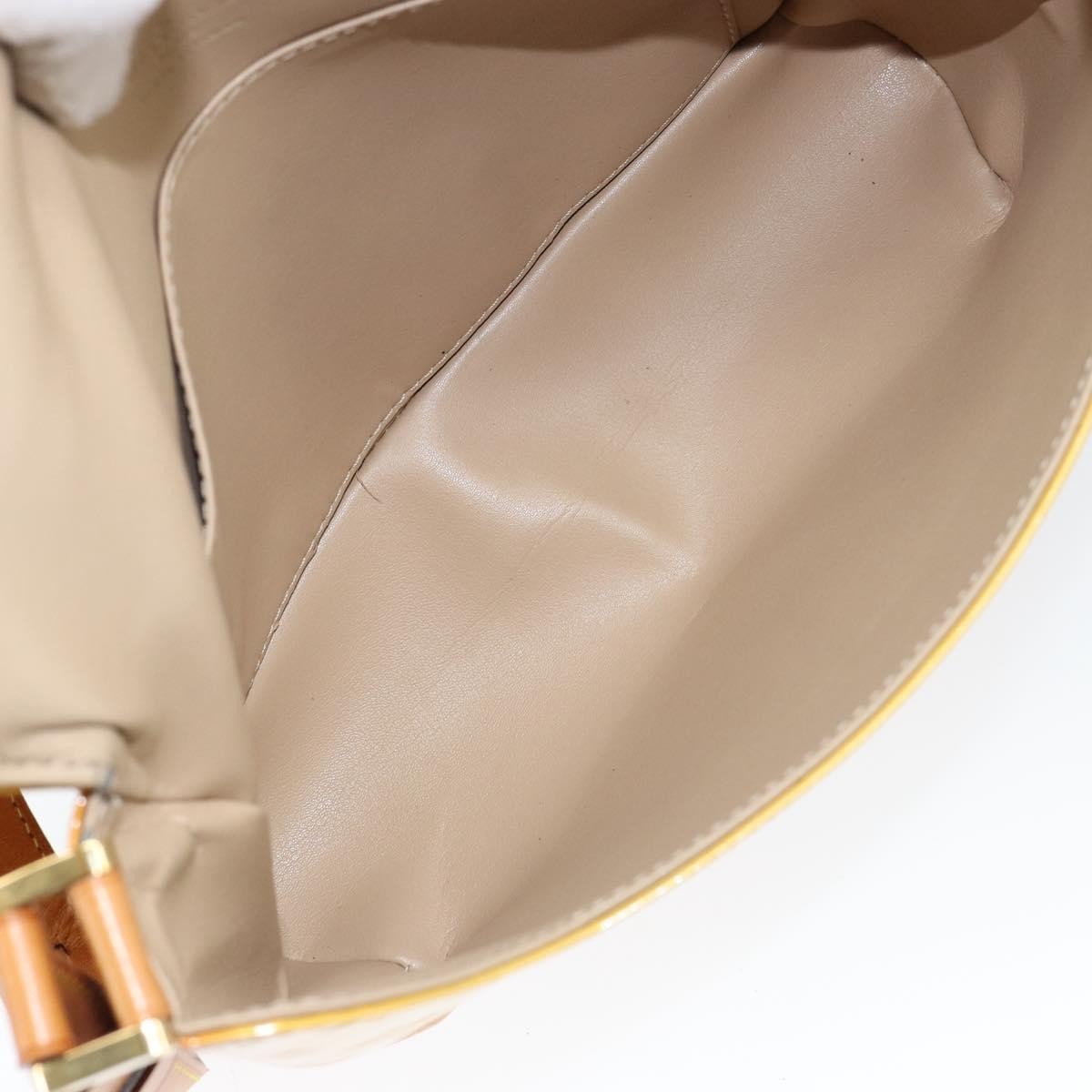 Louis Vuitton Thompson Street Handbag Monogram Vernis Beige Patent_Leather Shoulder Bag