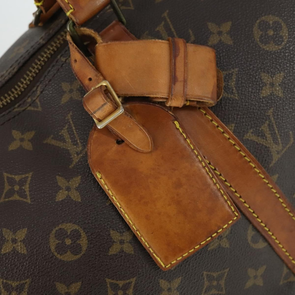 Louis Vuitton Keepall Bag Monogram Canvas Brown Canvas Travel Bag