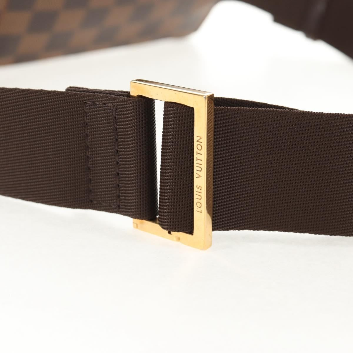 Louis Vuitton Geronimos Waist Bag Damier Brown Canvas Bag