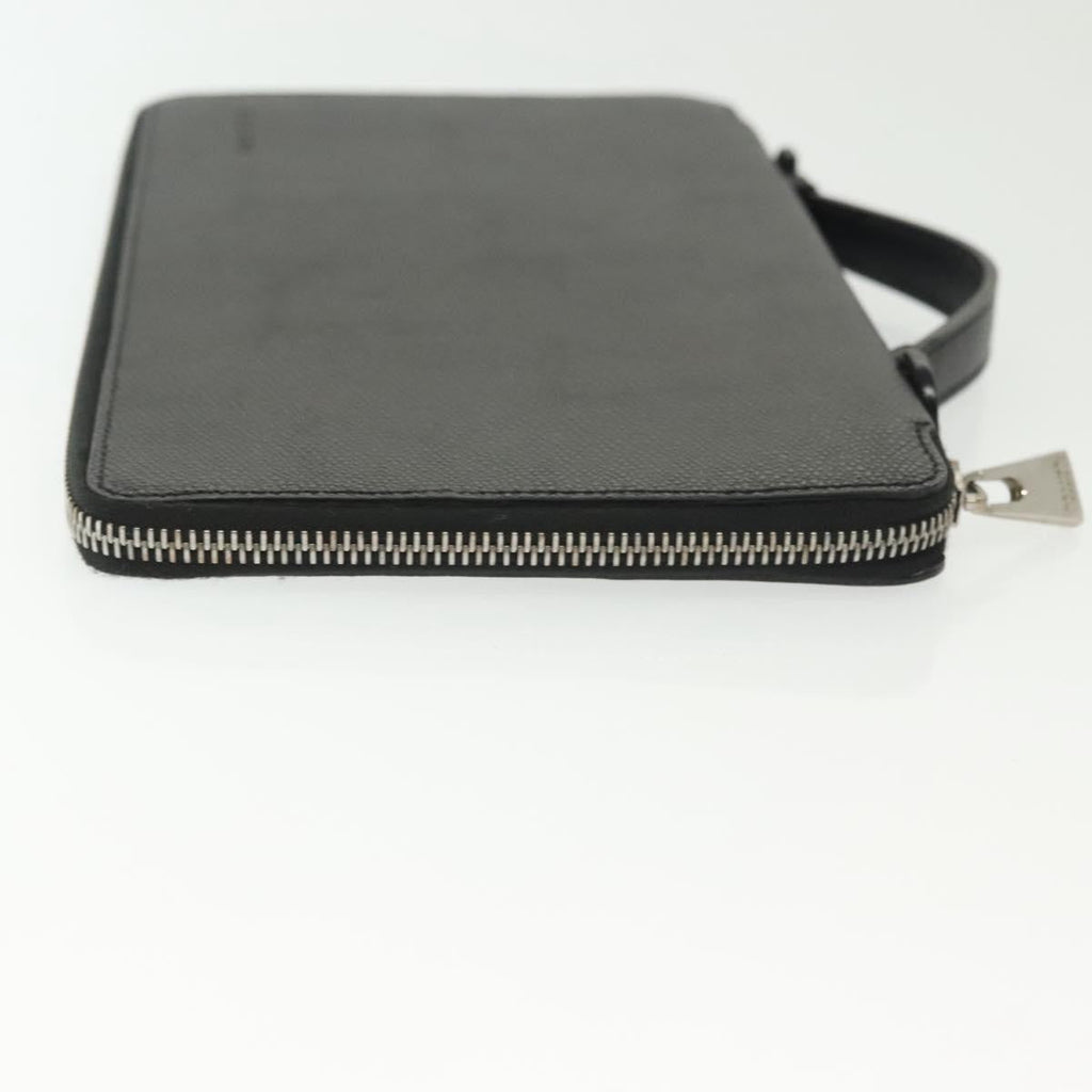 Celine Travel Organizer Leather Black Leather Clutche & Pouche Bag