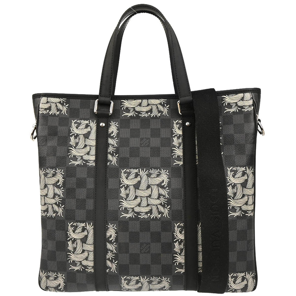Louis Vuitton Tadao Handbag Limited Edition Nemeth Damier Graphite Gray Canvas Tote Bag