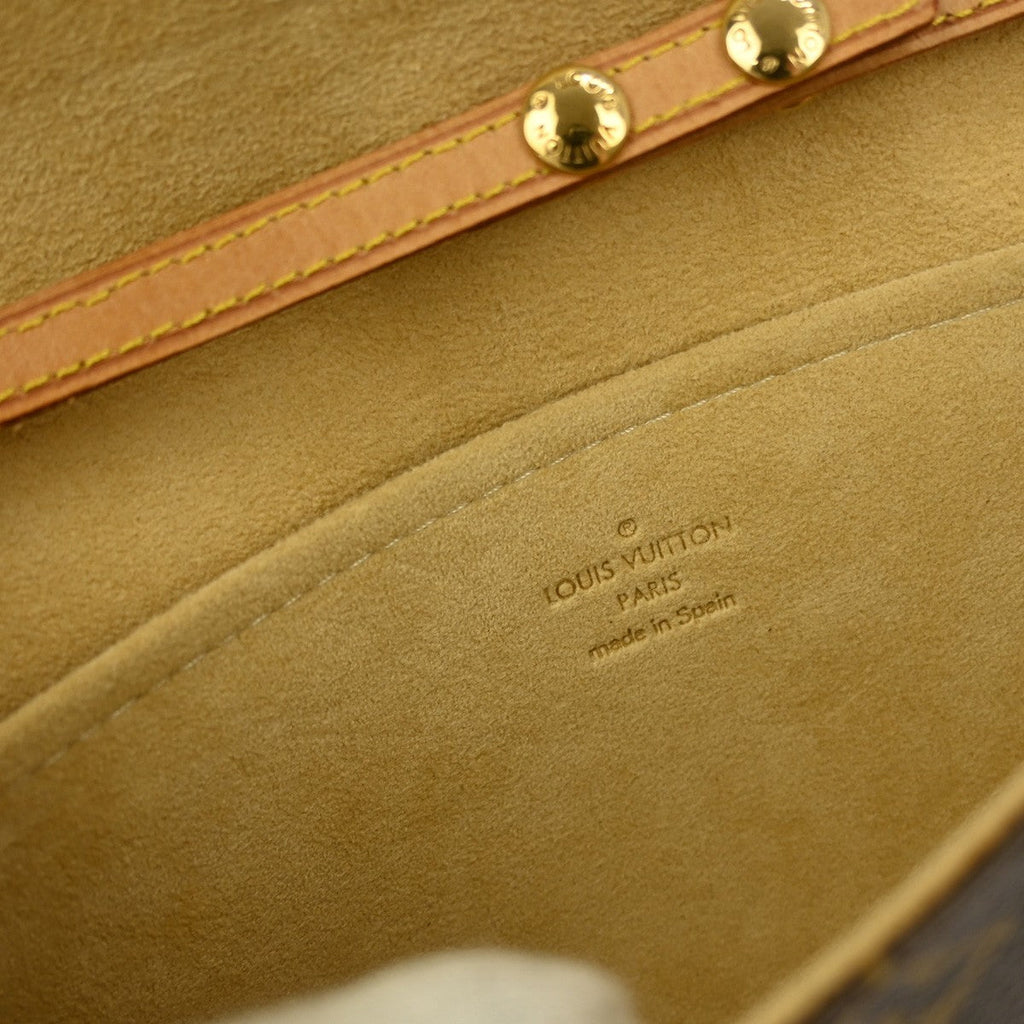 Louis Vuitton Twin Handbag Monogram Canvas Brown Canvas Clutche & Pouche Bag