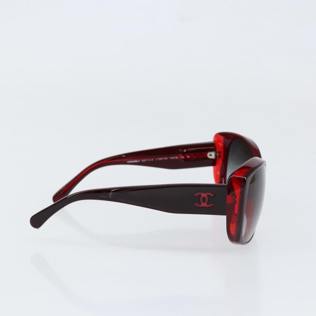 Chanel Logo Cc Sunglasses Plastic Red Plastic Sunglasse Accessory