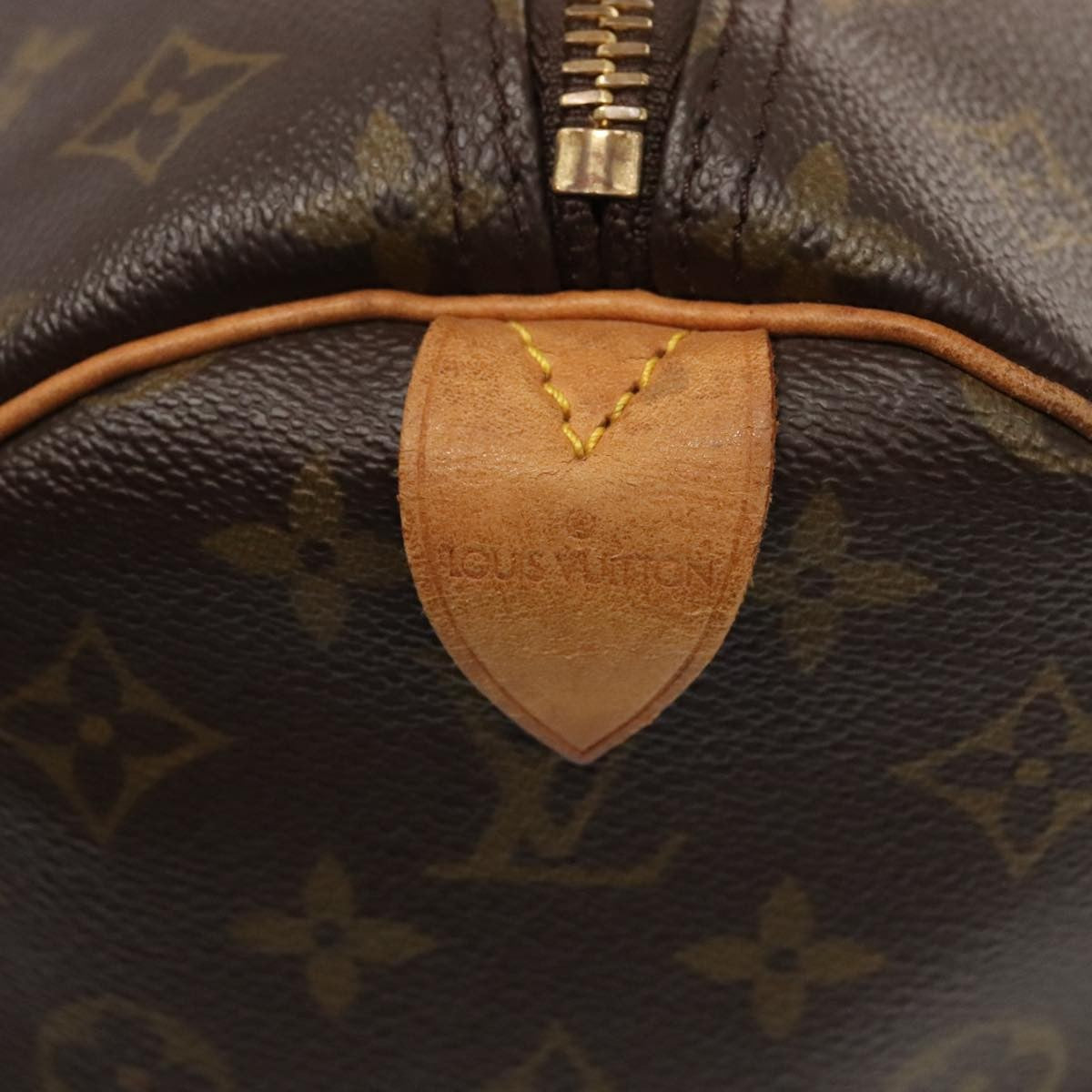 Louis Vuitton Keepall Bag Monogram Canvas Brown Canvas Travel Bag