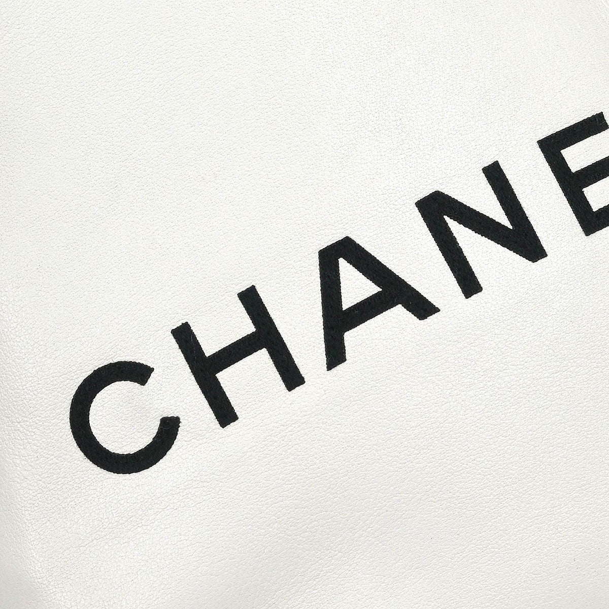 Chanel Essential Shopping Tote Leather White Calfskin Tote Bag Bag