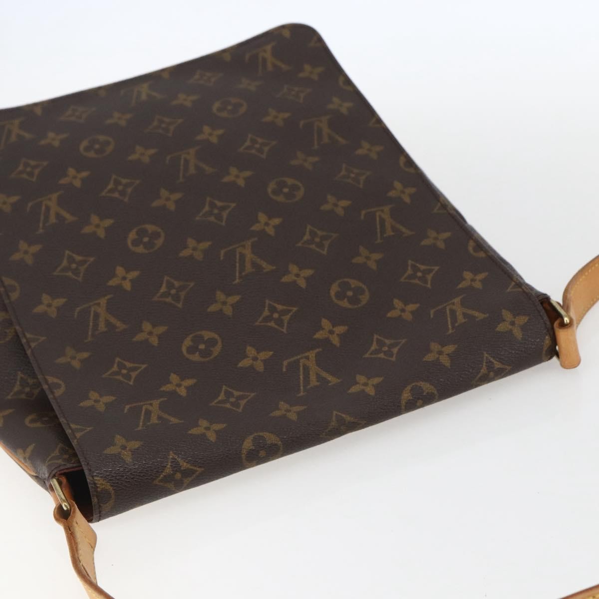 Louis Vuitton Musette Salsa Handbag Monogram Canvas Brown Canvas Shoulder Bag