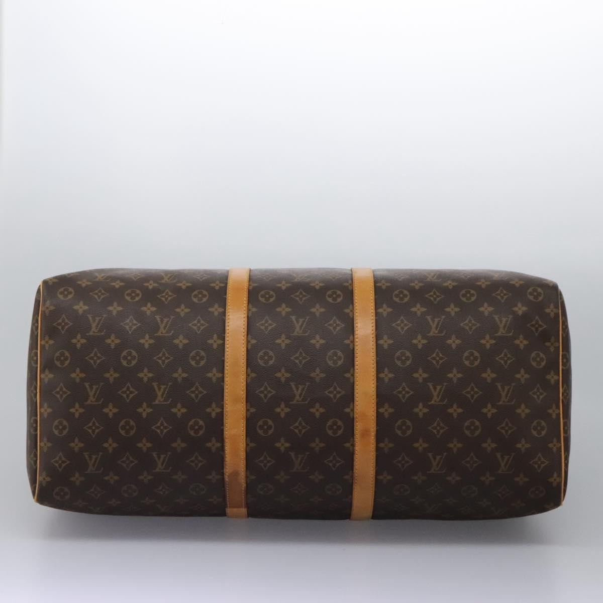 Louis Vuitton Keepall Bag Monogram Canvas Brown Canvas Travel Bag