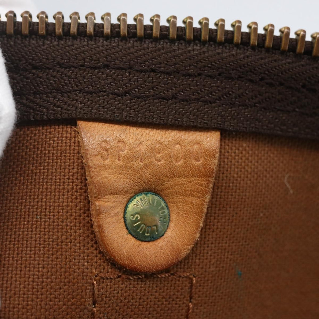 Louis Vuitton Keepall Bag Monogram Canvas Brown Canvas Travel Bag