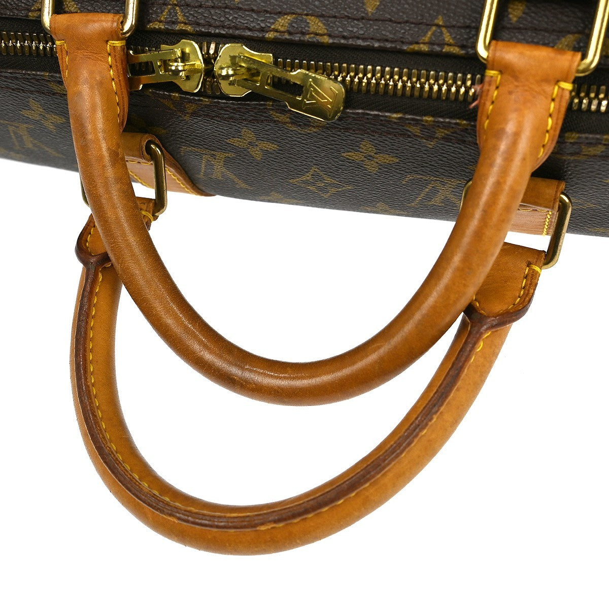Louis Vuitton Keepall Bag Monogram Canvas Brown Canvas Travel Bag