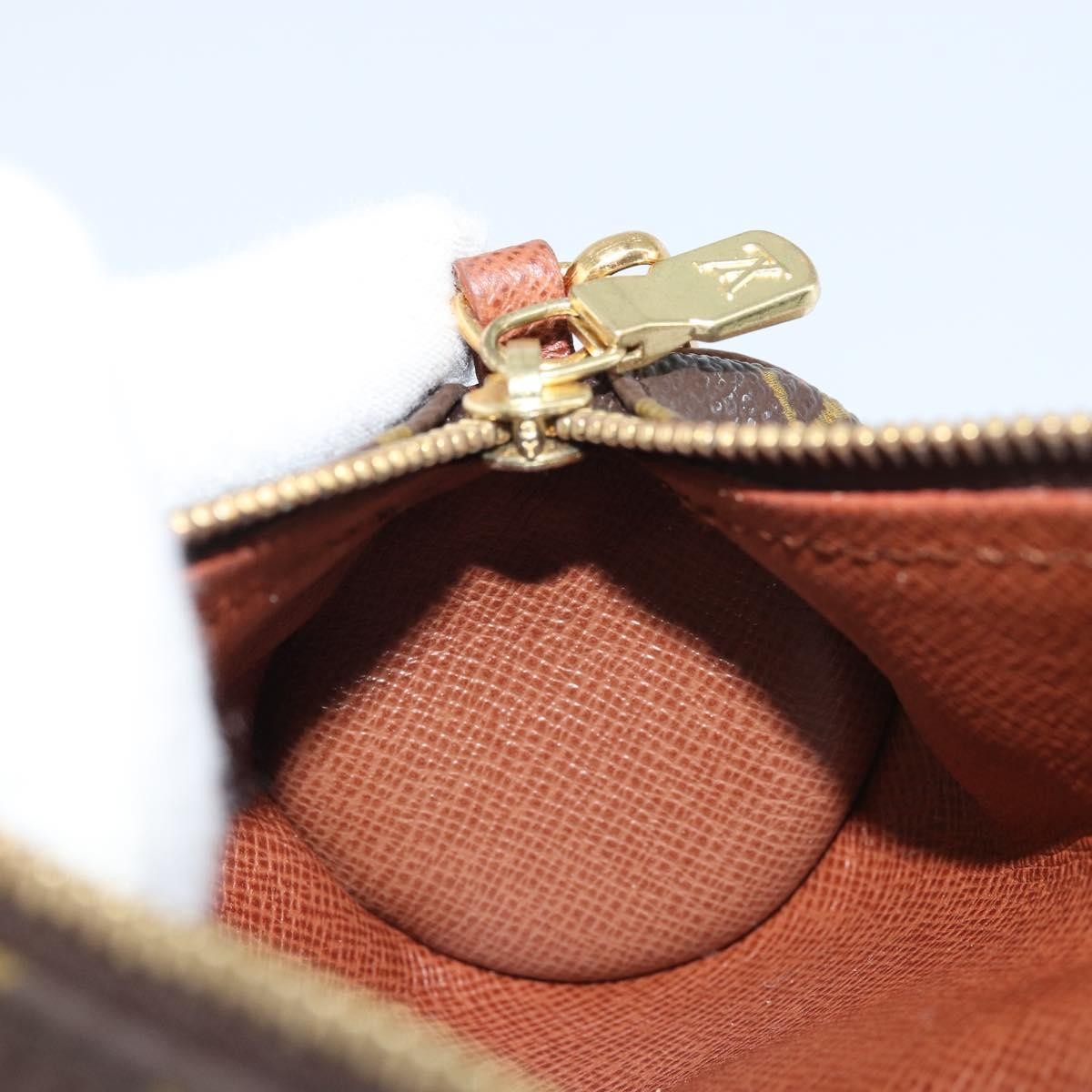Louis Vuitton Papillon Pochette Monogram Canvas Brown Canvas Clutche & Pouche Bag