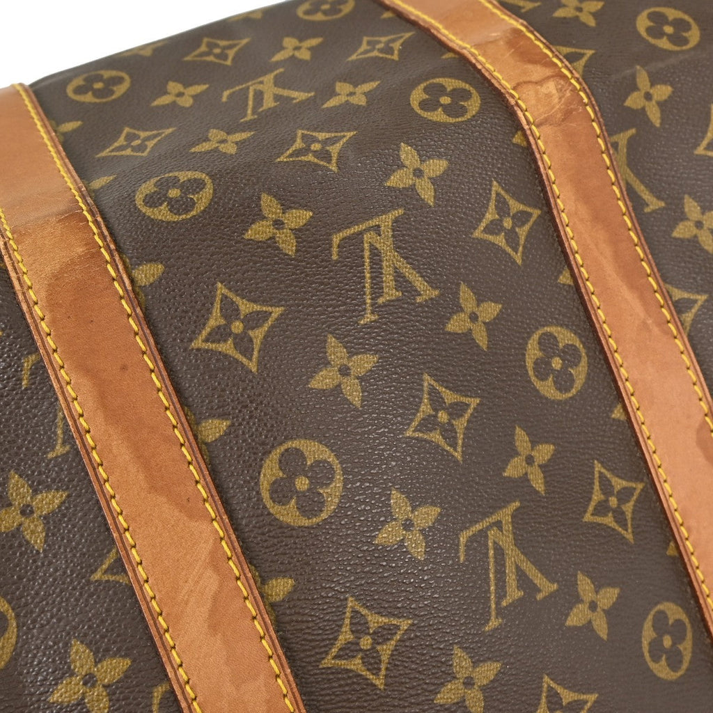 Louis Vuitton Keepall Bag Monogram Canvas Brown Canvas Travel Bag