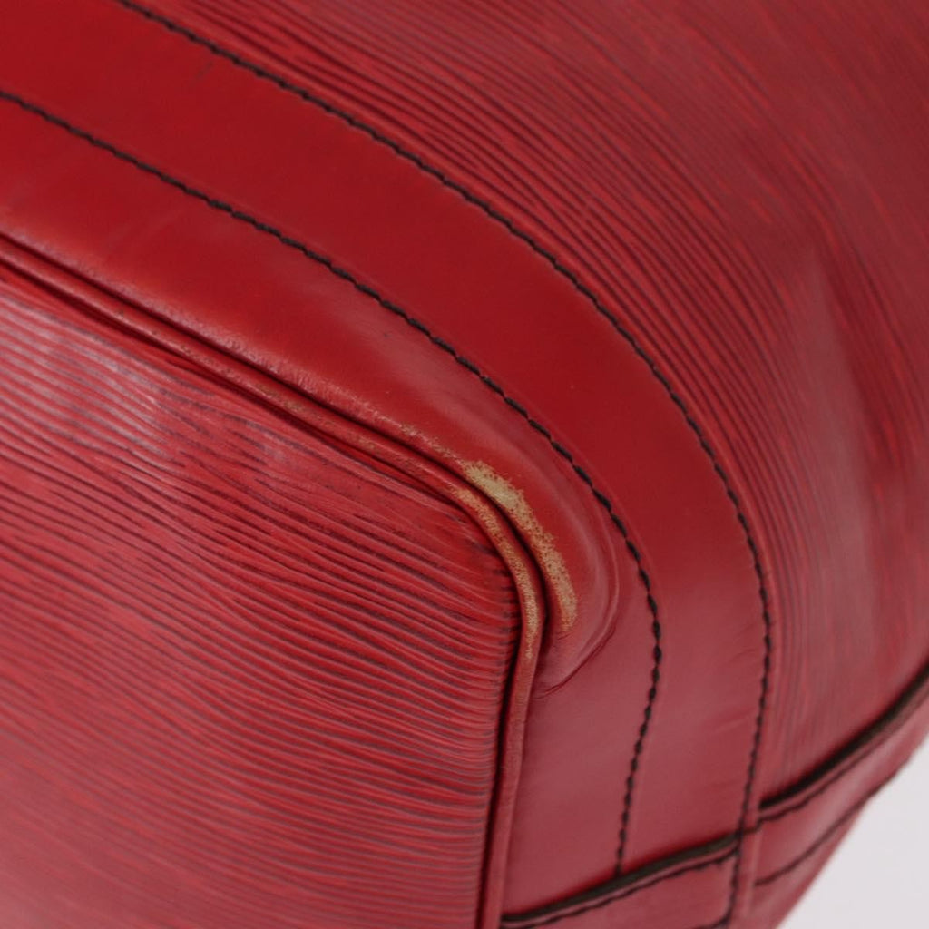 Louis Vuitton Noe Handbag Epi Leather Red Leather Shoulder Bag