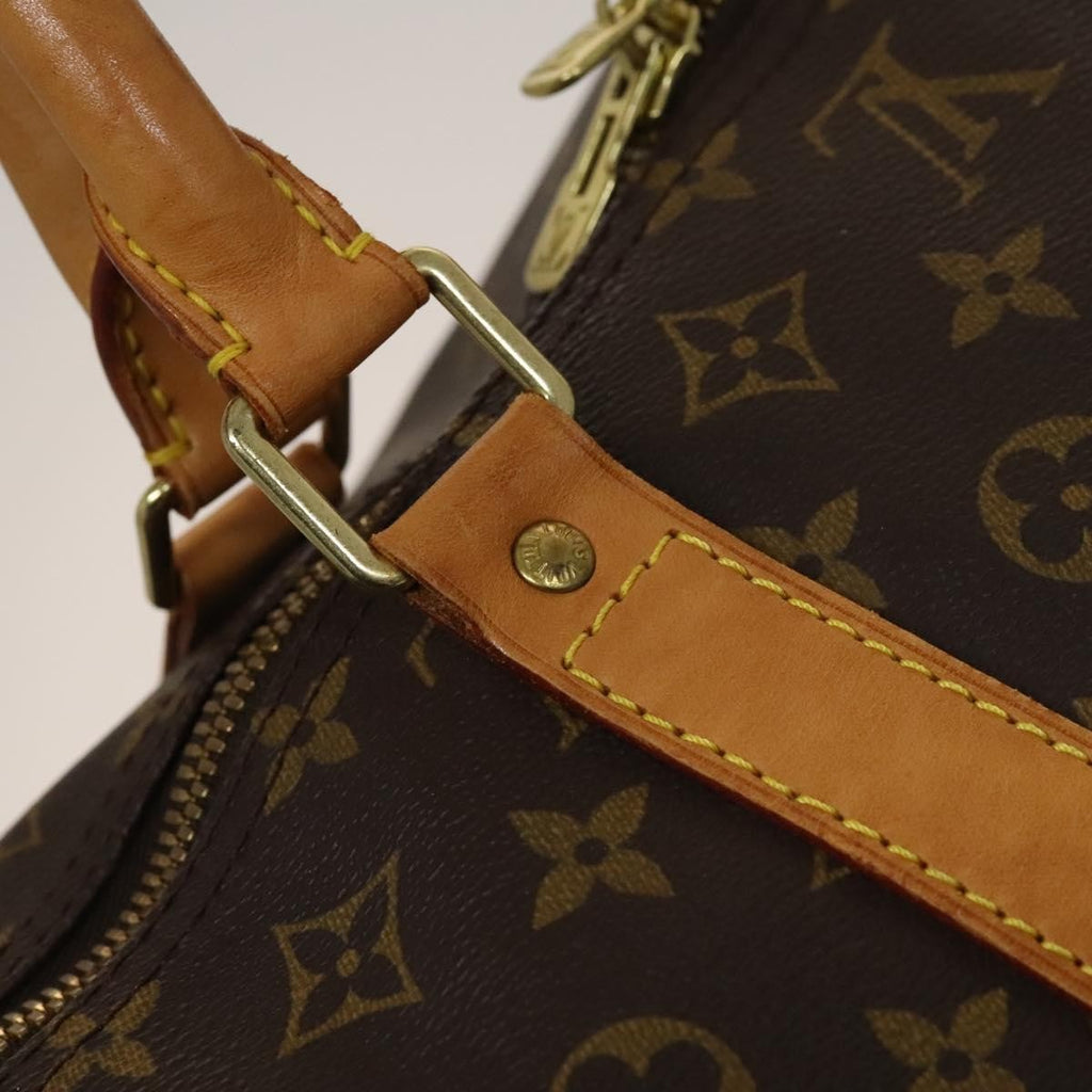 Louis Vuitton Keepall Bag Monogram Canvas Brown Canvas Travel Bag