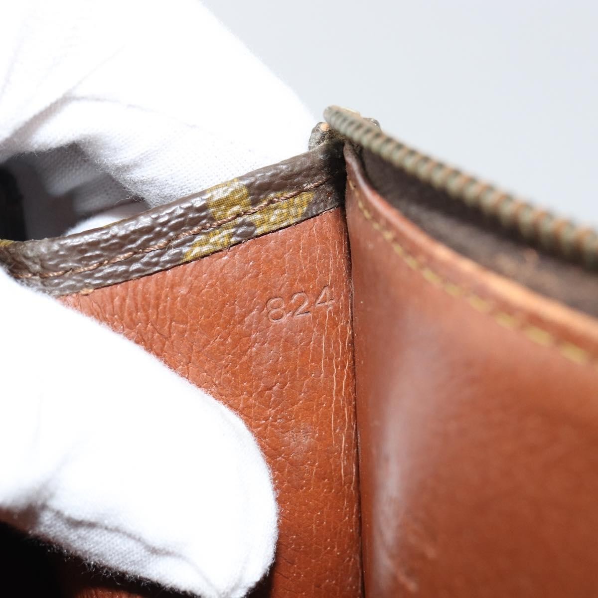 Louis Vuitton Poche Documents Monogram Canvas Brown Canvas Clutche & Pouche Bag