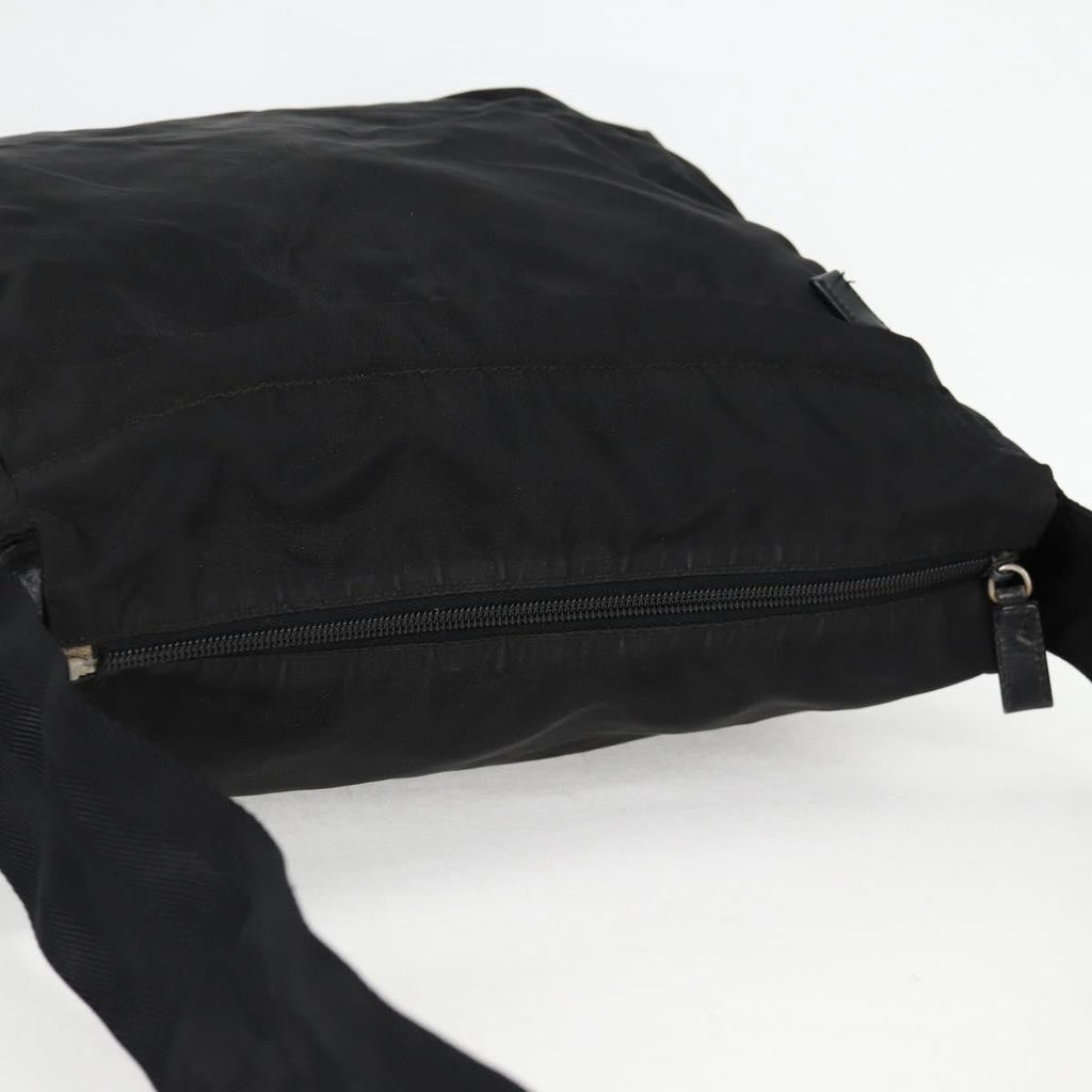 Prada Vintage Shoulder Bag Tessuto Black Nylon Shoulder Bag Bag