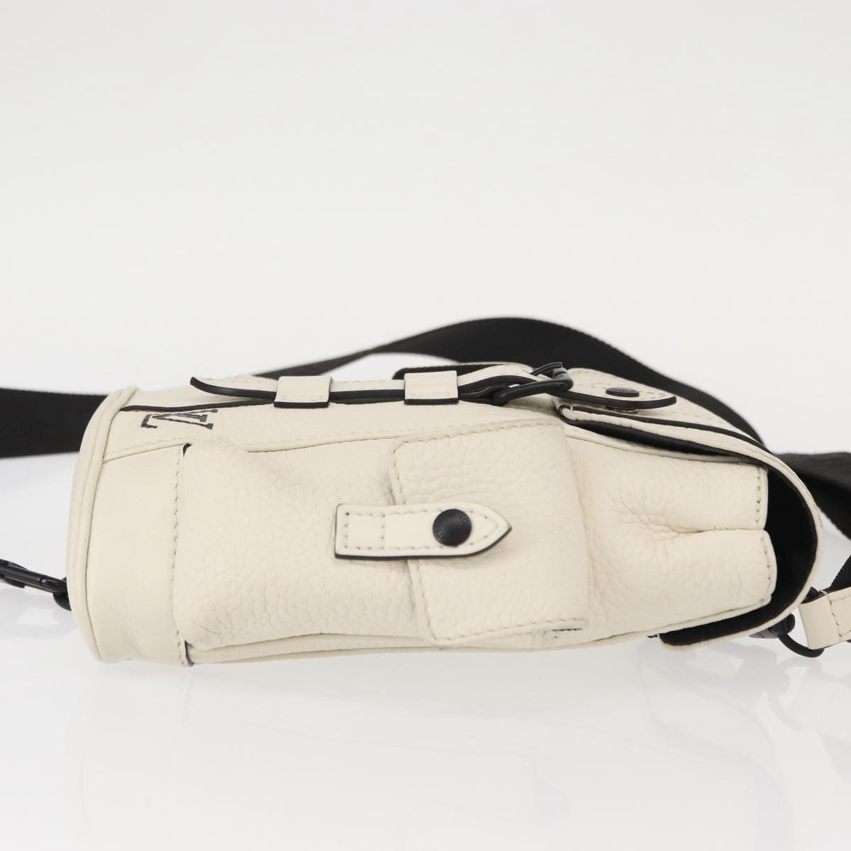 Louis Vuitton Christopher Backpack Taurillon Leather White Leather Shoulder Bag