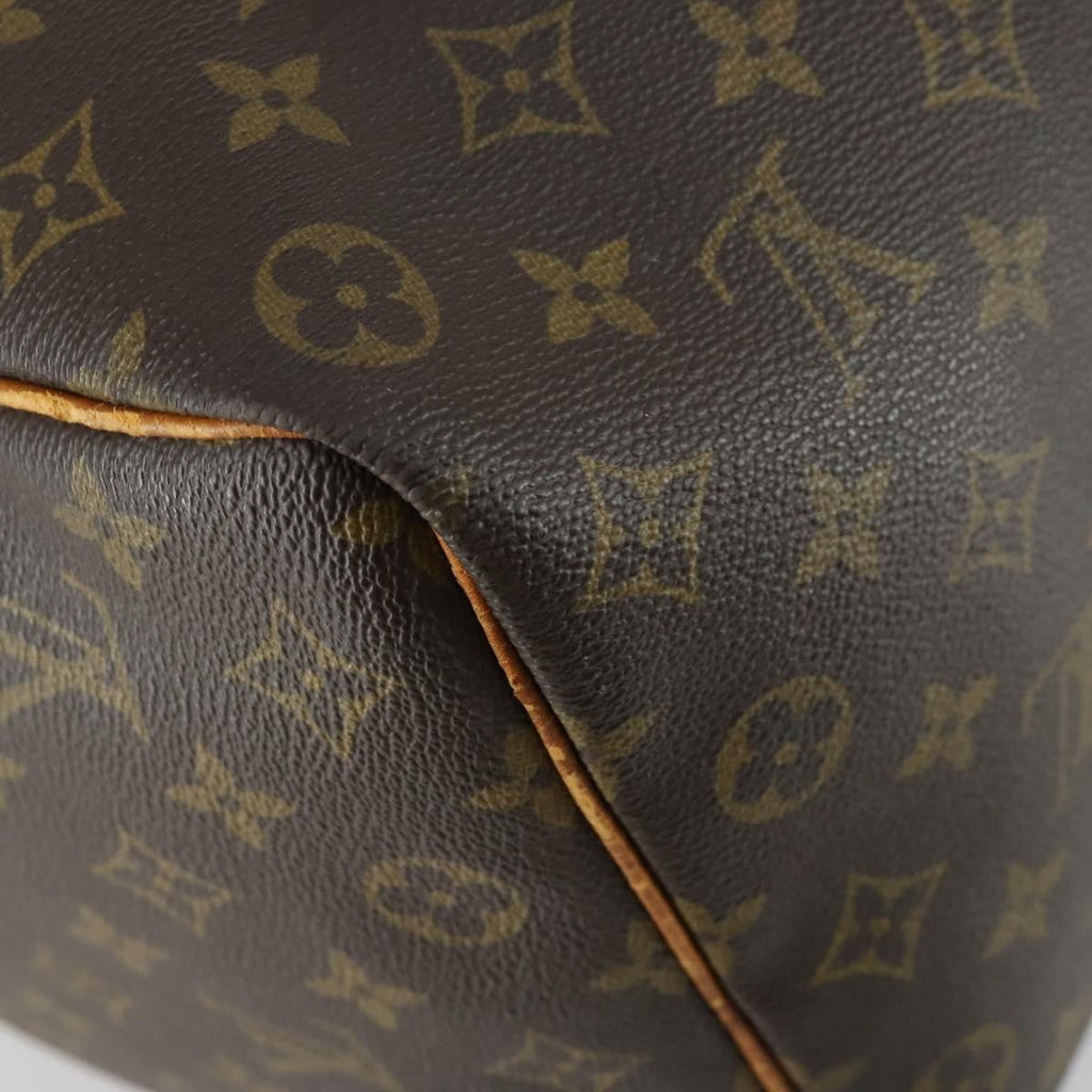 Louis Vuitton Keepall Bag Monogram Canvas Brown Canvas Travel Bag
