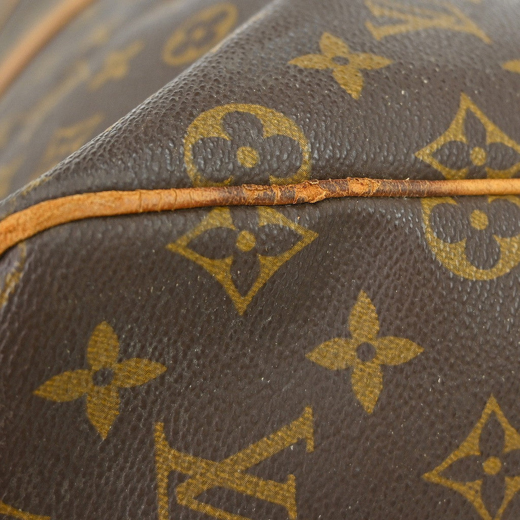 Louis Vuitton Keepall Bag Monogram Canvas Brown Canvas Travel Bag