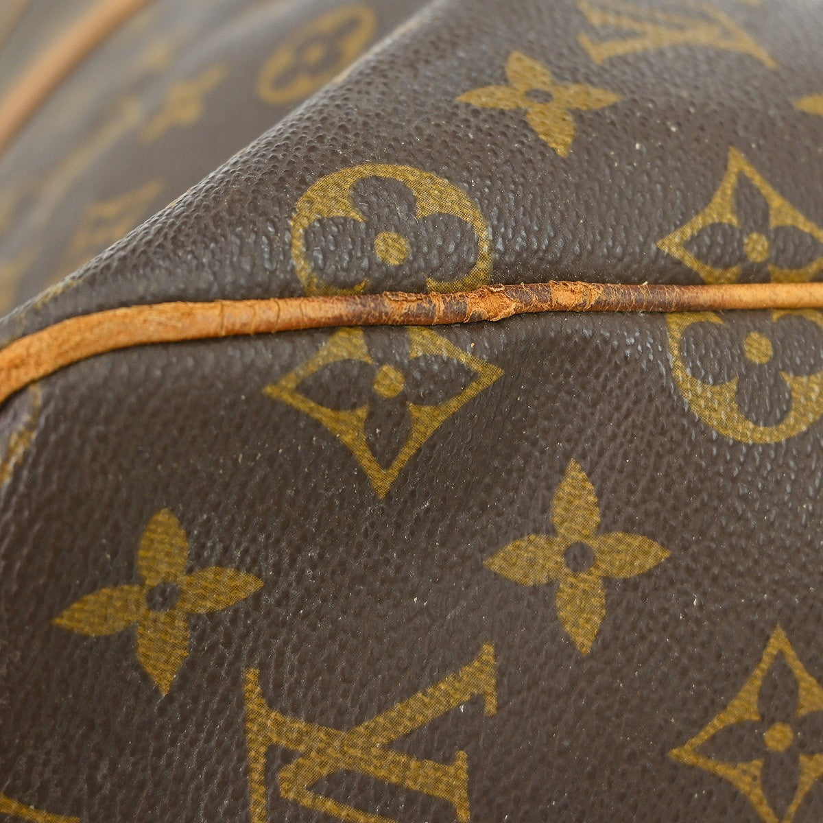 Louis Vuitton Keepall Bag Monogram Canvas Brown Canvas Travel Bag