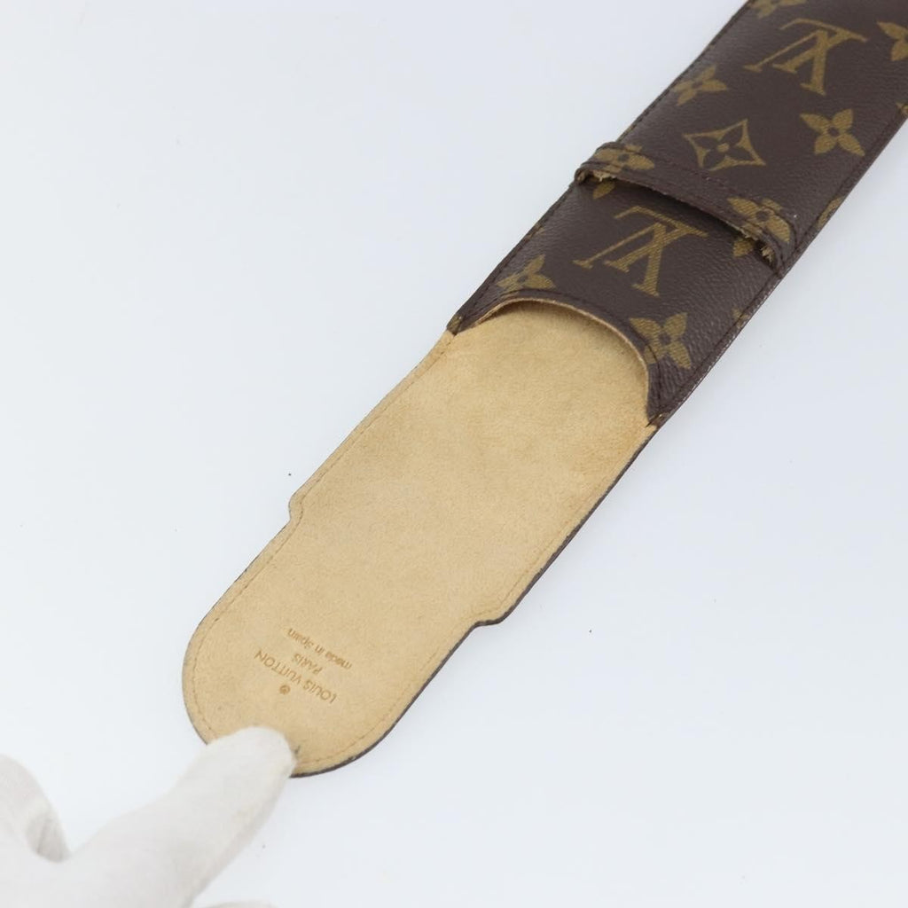 Louis Vuitton Etui À Stylo Canvas Brown Canvas Clutche & Pouche Bag