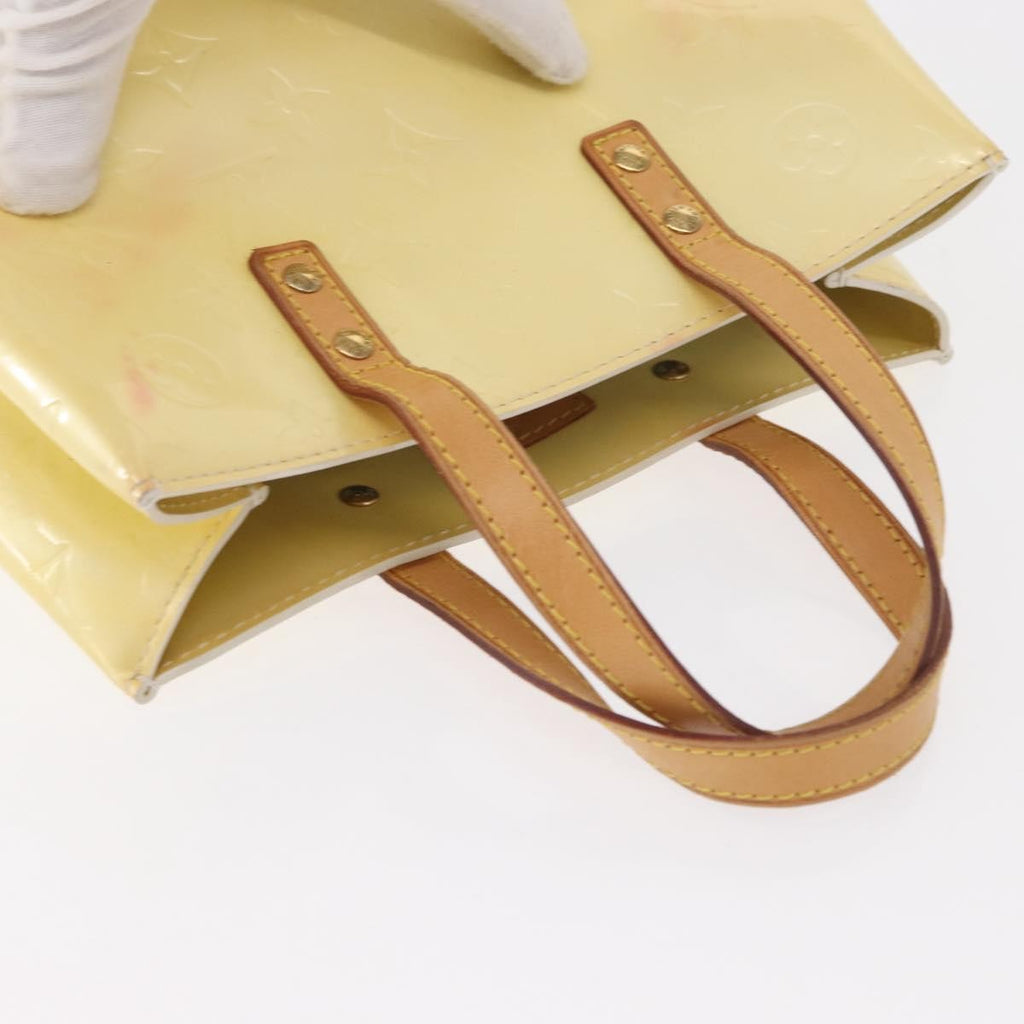 Louis Vuitton Reade Handbag Monogram Vernis Beige Patent_Leather Tote Bag