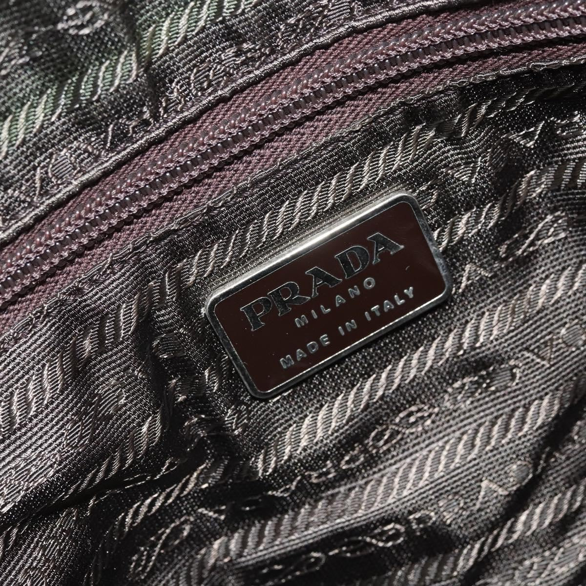 Prada Zip Around Tote Tessuto Yellow Nylon Handbag
