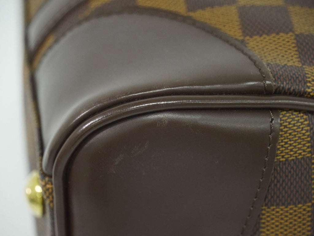 Louis Vuitton Berkeley Handbag Damier Brown Canvas Handbag