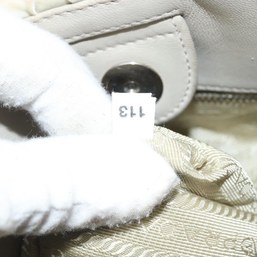 Prada Gaufre Convertible Tote Tessuto Beige Nylon Tote Bag Bag