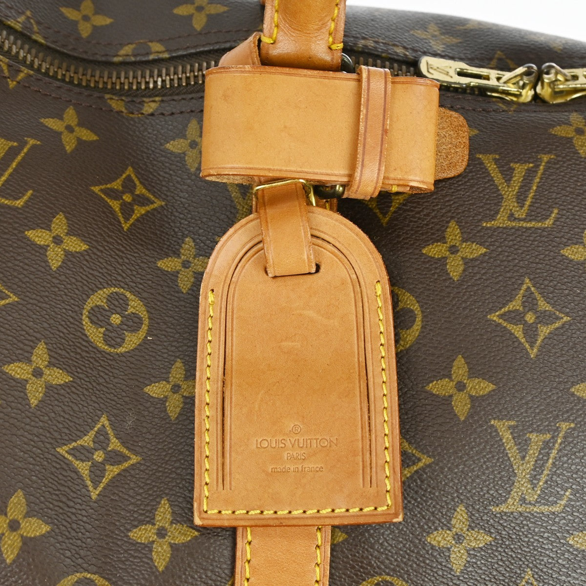 Louis Vuitton Keepall Bag Monogram Canvas Brown Canvas Travel Bag