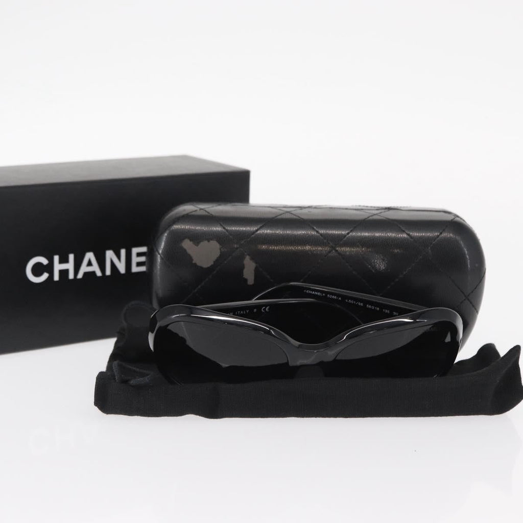 Chanel Logo Cc Sunglasses Plastic Black Plastic Sunglasse Accessory