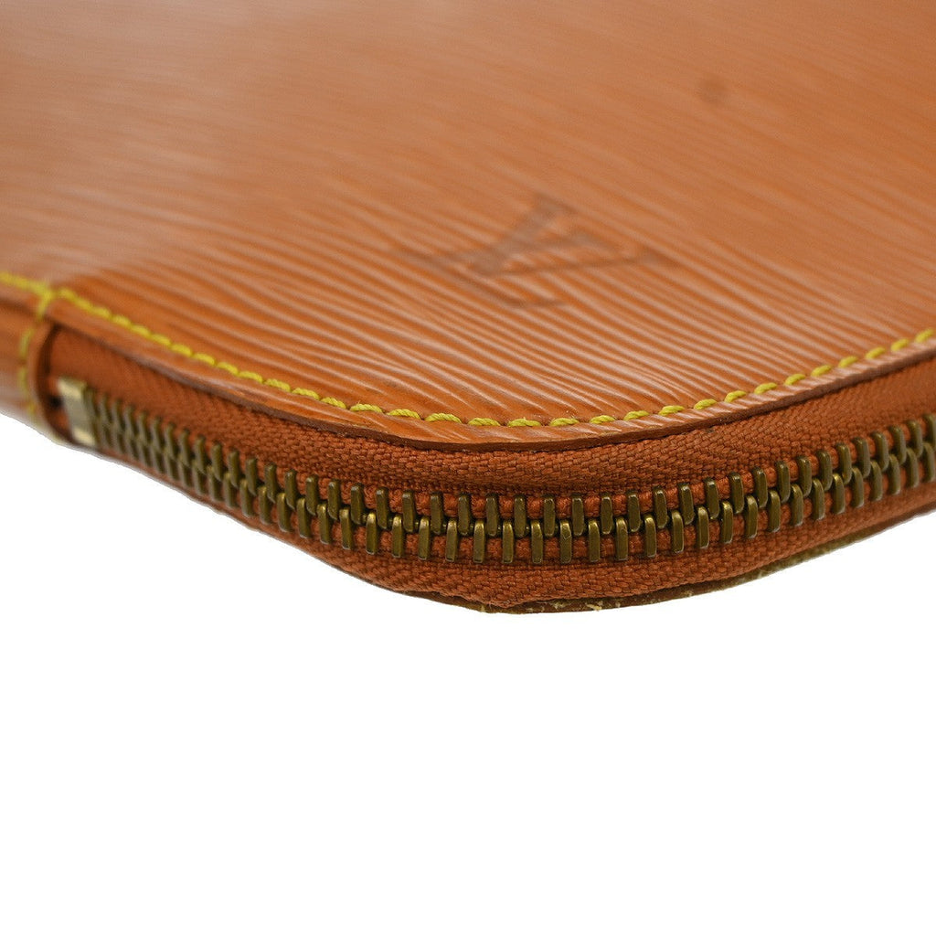 Louis Vuitton Pochette Jour Epi Leather Brown Leather Clutche & Pouche Bag