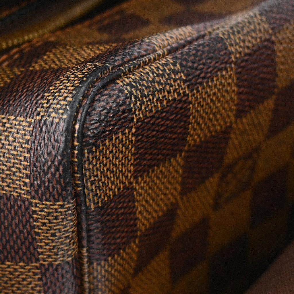 Louis Vuitton Naviglio Handbag Damier Brown Canvas Shoulder Bag