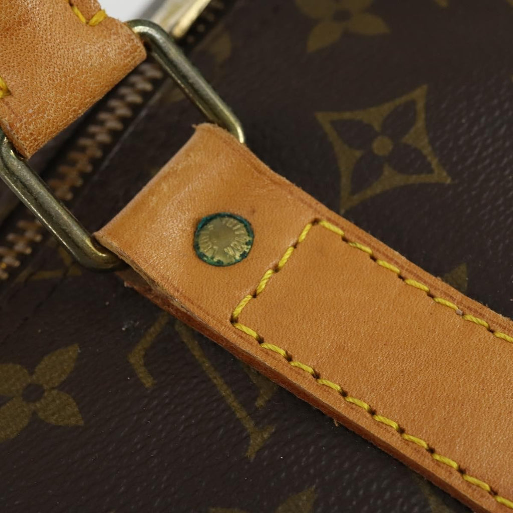Louis Vuitton Keepall Bag Monogram Canvas Brown Canvas Travel Bag