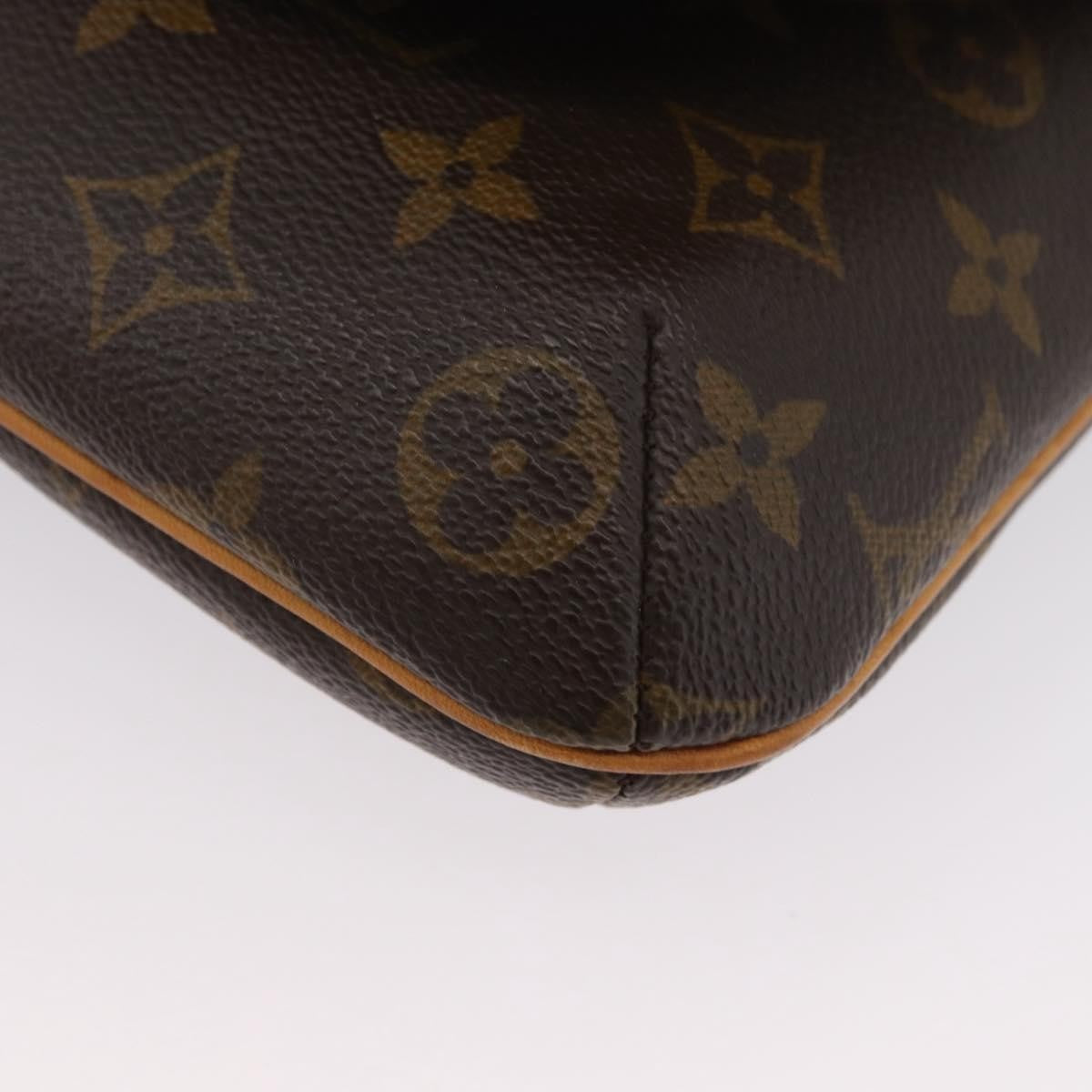 Louis Vuitton Musette Salsa Handbag Monogram Canvas Brown Canvas Shoulder Bag
