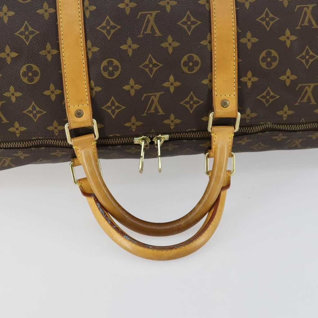Louis Vuitton Keepall Bag Monogram Canvas Brown Canvas Travel Bag
